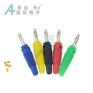 JIALUN Latón niquelado Aislante Suave 4MM Banana Plug con tornillo - Product Image 4