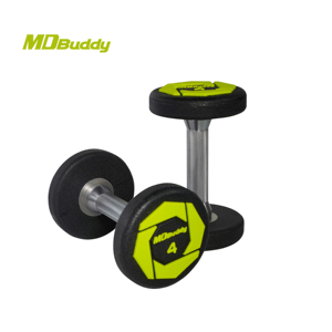 Bộ tạ tay thương mại MDBuddy 2-50kg, thiết bị tập thể dục, màu đen, chất liệu PU Urethane, bộ tạ tay phòng gym - Product Image 2