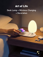 LDNIO Nouvelle Arrivée 15W Sans Fil Avec Chargeur LED USB-C PD pour la Maison Lampe de Nuit Vente en Gros Chargeur Charge Lampe de Bureau