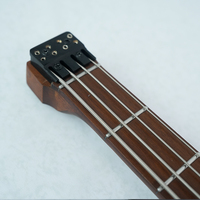 Gitar Aktif S-B50-H4 4-Senar 24-Fret Body Ash, Neck Terpadu Roasted Maple, Fingerboard Rosewood