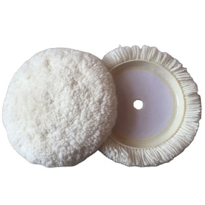 Tampone Lucidante in Lana a Doppia Faccia di Alta Qualità per Detailing Auto, 3-8 Pollici, Grana 3000, Bianco Naturale per la Cura dell'Auto - Product Image 6