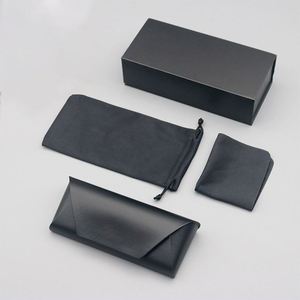 Boîtes à lunettes personnalisables avec logo, étuis en cuir 2026, étuis à lunettes de vue, boîtes d'emballage en gros, lunettes de soleil de luxe - Product Image 1