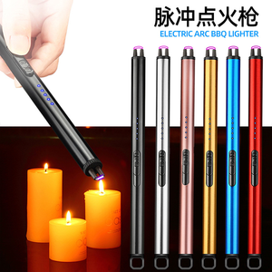 Dericsson ไฟแช็คไฟฟ้าดีไซน์คลาสสิก, ที่จุดระเบิดโลหะแบบยาวของขวัญธุรกิจเตาก๊าซเทียนห้องครัว - Product Image 2