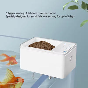 신제품 저전력 소비 스마트 자동 물고기 피더 물고기 용 미니 식품 분말 디스펜서 - Product Image 3