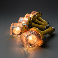Lumière de bordure de piste bidirectionnelle à haute intensité 6,6A avec lampe halogène pour système d'éclairage aéroportuaire