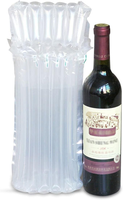 Film de protection en gros, coussin d'air gonflable, emballage à bulles, sacs colonne pour boîtes de poudre, résistance aux chocs PA PE