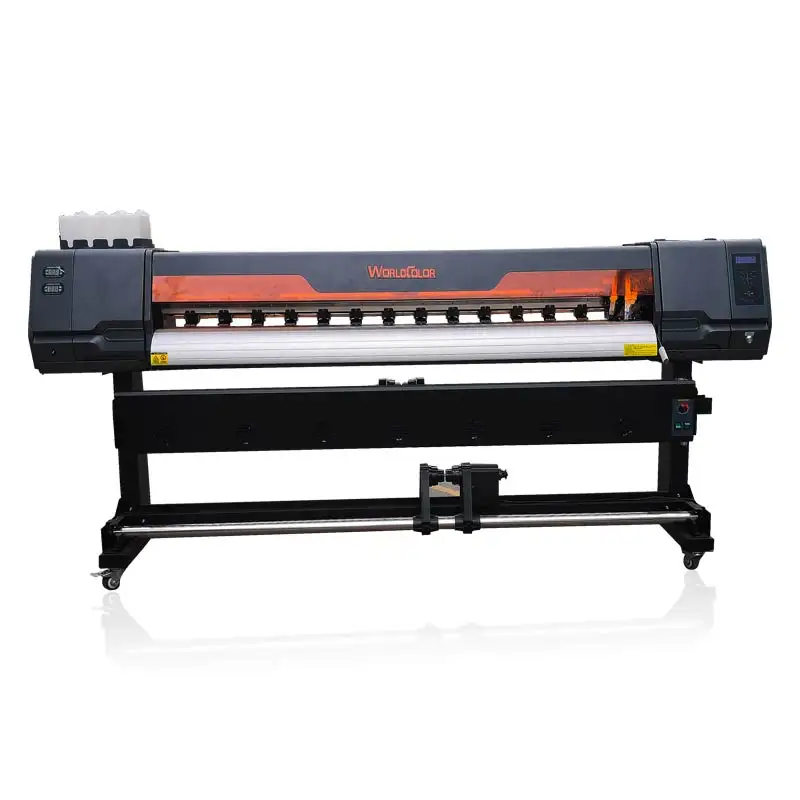 Warna dunia 2023 format besar eco solvent printer spanduk stiker vinil mesin cetak untuk iklan cetak