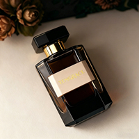 Flacon de parfum vide de haute qualité 30ml 50ml 100ml Boîte de parfum noire Emballage Flacon pulvérisateur de parfum unique