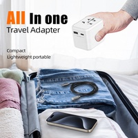 Adaptateur de voyage universel Worldplug 10A Type-C USB avec SDK et NFC, homologué CE ROHS FCC