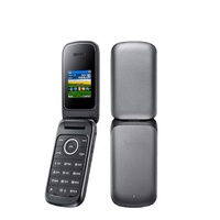 Teléfono Móvil Original E1190 GSM 3G, Smartphone Mini-SIM de 1.43 Pulgadas, Negro, Antiguo Modelo Flip, 100% Auténtico