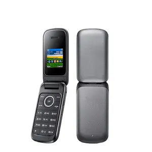 E1190 Original unlocked E1190 GSM 1.43 Inches 800mAh Mini-SIM Black Only Cellphone Old Flip Mobile Phone