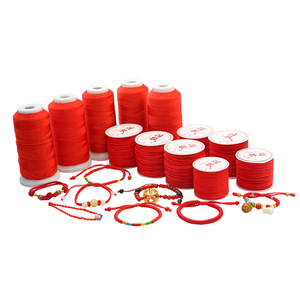 Dây dù <span class=keywords><strong>nylon</strong></span> đỏ 0.2-2.<span class=keywords><strong>5mm</strong></span> <span class=keywords><strong>1</strong></span> cuộn, dùng làm dây buộc kiểu Trung Hoa, làm vòng tay, tết dây, làm tua rua, làm đồ thủ công, làm hạt cườm - Product Image 2