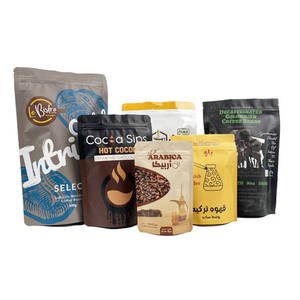 250g 500g 1kg Túi đáy phẳng tùy chỉnh Trống Tùy Chỉnh in bao bì túi cà phê - Product Image 1