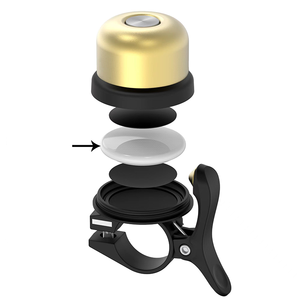 Nuevo Timbre Antirrobo para Manillar de Bicicleta con Ranura para Airtag, para Bicicletas de Montaña <span class=keywords><strong>y</strong></span> Carretera - Product Image 6