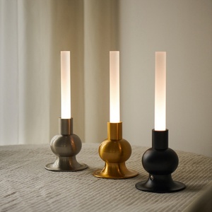 <b>Touch</b> Control 3 Color <b>Switching</b> Rechargeable LED Dimmable Table Lamp Dinner Cordless Atmosphere - Product Image 3