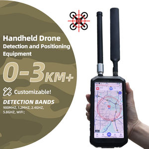 3KM Portable Dron <span class=keywords><strong>Detector</strong></span> Full Frequency UAV <span class=keywords><strong>Locator</strong></span> 1.5G 2.4G 5.8G GPS Alarme Localize FPV Dji Track Flight Pilot Posicionamento - Product Image 1
