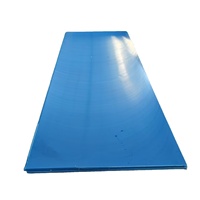 Nouvelle plaque UHMWPE bleue personnalisée populaire, UV 10 mm, offre un service de découpe, formes personnalisées, traitement graphique