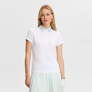 Polo femme brodé sur mesure, logo personnalisé, haute qualité - Product Image 1