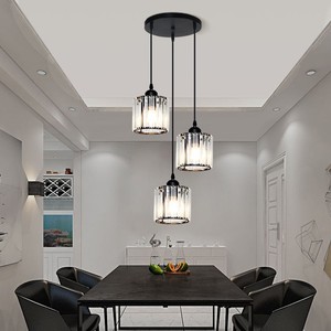 Lámparas Colgantes de Cristal con Acabado Dorado, E27 LED, Forma Redonda Pequeña para Sala de Estar, Fuente de Luz Blanca Cálida de 2700K - Product Image 4