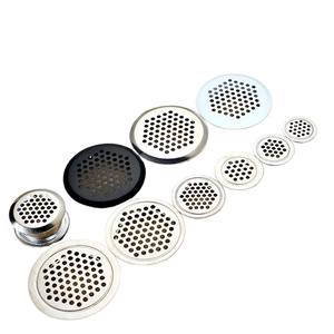 Stainless Steel Vent Cover Round Perforated <b>Cabinet</b> Exhaust Grill For Wardrobe <b>Shoe</b> <b>Cabinet</b> Modern Simple Design Screw Fixing - Product Image 2