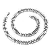 Bracelet chaîne à maillons en acier inoxydable plaqué or avec logo personnalisé pour homme, bijoux classiques