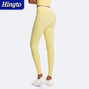 Leggings Sportivi da Donna ad Asciugatura Rapida, Alta Elasticità, Vita a V, Compressione, Morbidi, con Lacci e Colori a Contrasto - Product Image 6