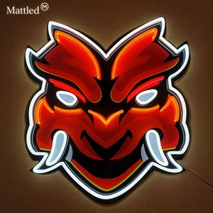 Enseigne néon LED d'horreur pour Halloween, lampe néon en silicone et acrylique rouge sang, idéale pour la décoration murale de maisons hantées, fêtes, bars et chambres. - Product Image 4