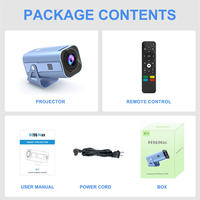 YDH H96 Max B11 WiFi 6 2.4G/5G Affaires et éducation 4K Allwinner H716 4K Projecteur 200 Lumens1280 * 720P Android 11.