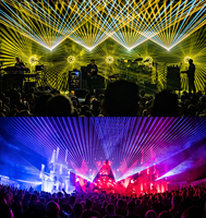 Projecteur laser d'animation RGB 10W 15W 20W IP65 Spectacle laser DJ pour discothèque Scène