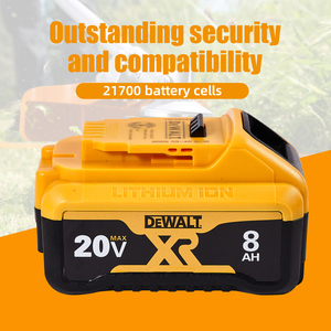 Batería de Repuesto <span class=keywords><strong>Dewalt</strong></span> de 20V 8.0Ah con Celdas 21700 - Compatible con DCB200 DCB204 DCB205 DCB206 - Protección contra Sobrecarga - Product Image 4