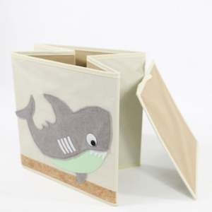 Cajas de Almacenamiento Plegables de Tela No Tejida con Diseño de Ballena para Ropa, Juguetes, Organizador Apilable y Colapsable - Product Image 2