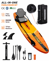 Planche de SUP de pêche OEM Touring 11'6''*35''*6'' extra large pour la pêche et les loisirs avec siège de kayak