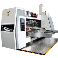 Máquina Impresora Flexográfica Computarizada Totalmente Automática, Ranuradora, Troqueladora y Apiladora para Cajas de Embalaje