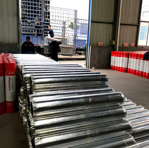 Membrana <span class=keywords><strong>impermeabilizante</strong></span> de 3mm y 4mm, materiales para techos en espiral de papel de aluminio betún con SBS EPDM <span class=keywords><strong>TPO</strong></span> HDPE y asfalto - Product Image 2