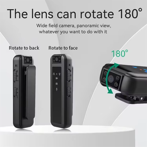Grabadora de voz digital 1080P con lente CMOS giratoria de 180 grados Cámara de cuerpo deportivo para grabación de acción - Product Image 5
