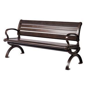 <span class=keywords><strong>Banco</strong></span> de jardín europeo Vintage para patio trasero, muebles para exteriores de aluminio fundido - Product Image 6