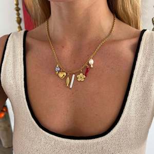 Collana con Catena in Acciaio Inox Fai-da-Te per Donne, Ciondoli a Forma di Stella, Luna, Corno, Ciliegia, Occhio Malvagio per Regali di Anniversario - Product Image 5