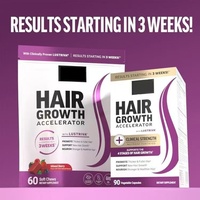 Gummies à croquer pour la croissance des cheveux des femmes avec 5-HTP pour la beauté et les ingrédients actifs