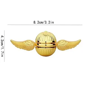 Divertido y Duradero Fidget Spinner para Niños, Juguete Antiestrés de Rotación Manual con Alas de Ángel, Spinner de Metal Cupido para Aliviar el Estrés - Product Image 6