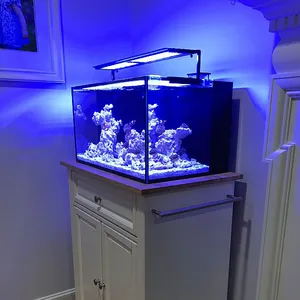 MICMOl Aqua Air WRGB LED spektrum penuh lampu Aquarium untuk tangki ikan