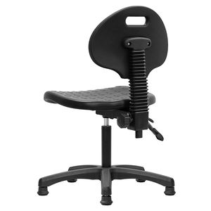 Chaises <span class=keywords><strong>de</strong></span> <span class=keywords><strong>laboratoire</strong></span> pivotantes E01 à large gamme d'applications avec roulettes fixes en nylon PU pour <span class=keywords><strong>laboratoire</strong></span> - Product Image 5