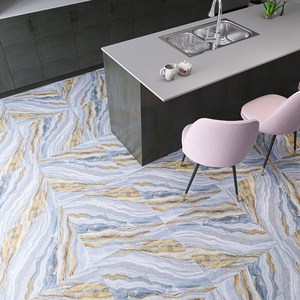 Baldosas de Porcelana Pulida Brillante de 600x600, Diseño de Mármol Vitrificado, Baldosas Cuadradas de Porcelana con Diseño de Granito, Nuevo Diseño - Product Image 2