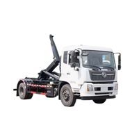 Camion benne à benne basculante diesel Dongfeng 4x2 à prix d'usine, avec compacteur amovible de 16 m et boîte de vitesses