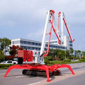 เครื่องวางคอนกรีตแบบตีนตะขาบ บูมวางคอนกรีต 20 ม. 23 ม. เครื่องเทคอนกรีตไฮดรอลิกแบบขับเคลื่อนด้วยตัวเอง เครื่องวางคอนกรีตแบบตีนตะขาบ - Product Image 1