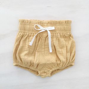 Shorts de Burbuja de Verano para Niñas, Pantalones Cortos de Lino para Bebés, Pantalones de Muselina para Niñas - Product Image 3