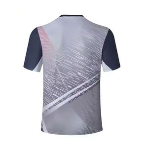 High Quality Sport Shirt Custom Sublimation Polyester Tennis Tops Fashion Breathable Quick Dry <b>Badminton</b> Jersey - Product Image 3