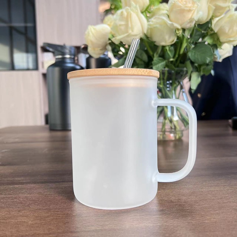 Tasse givrée monocouche de 15 oz