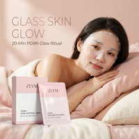 Masque PDRN après traitement, ADN de saumon, peptide rose, masque en feuille apaisant et réparateur de la barrière cutanée, soin après micro-aiguilletage au laser