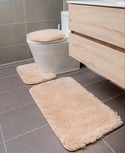 Tappeto da <span class=keywords><strong>bagno</strong></span> moderno antiscivolo <span class=keywords><strong>3</strong></span> <span class=keywords><strong>pezzi</strong></span> Set tappetino da <span class=keywords><strong>bagno</strong></span> in poliestere per doccia e WC tappetino lavabile per casa o Hotel - Product Image 1