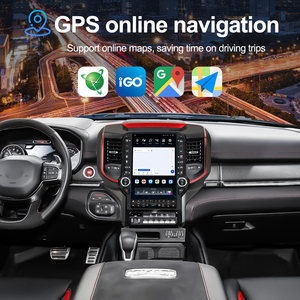 NaviHua 13.6 Inch Android Car Radio For Dodge Ram 2019-2024 <b>With</b> CarPlay DSP Touchscreen Multimedia <b>Player</b> - Product Image 3